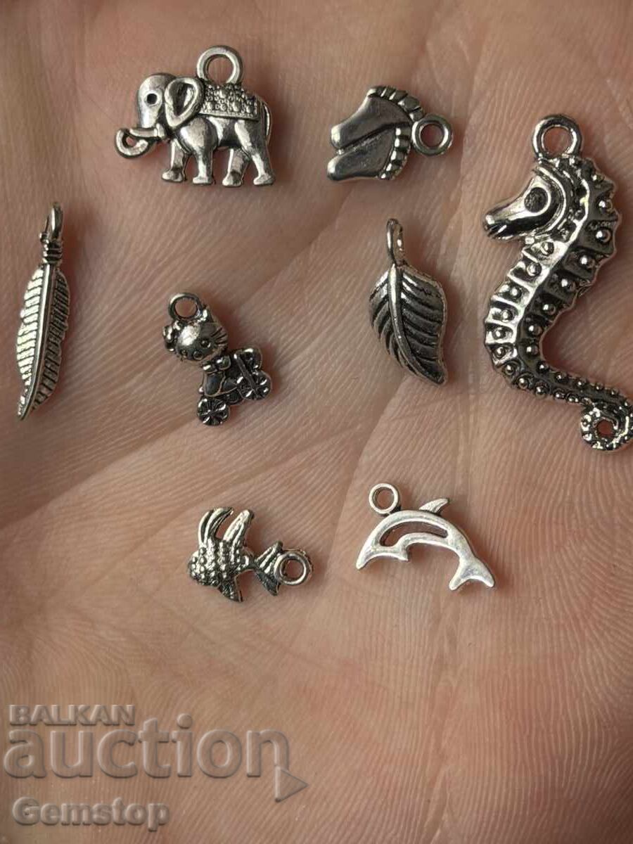 PREȚ REDUS! lot de 8 buc. pandantive-natură - 5