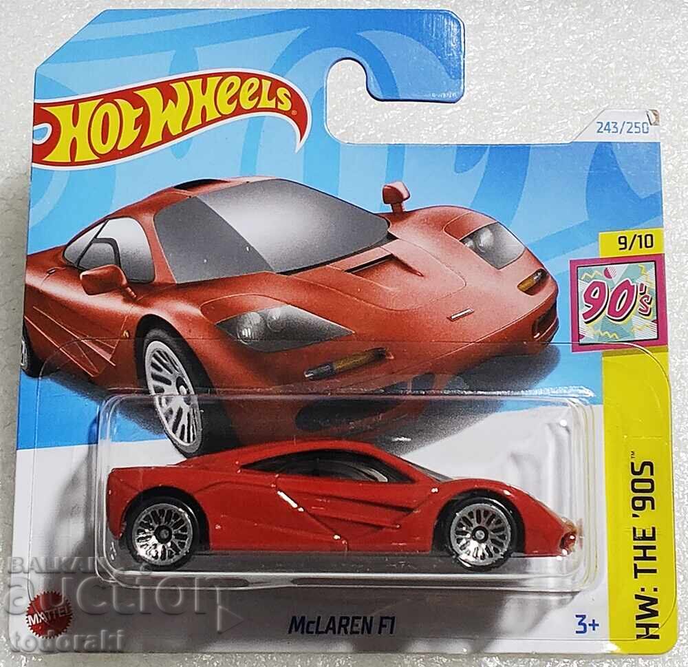 Hot Wheels McLaren F1 Хот Уилс 1:64 МакЛарън Количка