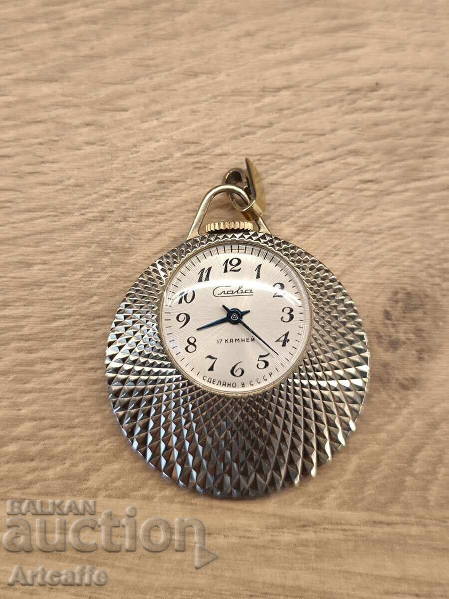 ΓΥΝΑΙΚΕΙΟ ΡΟΛΟΙ ΜΕ ΜΕΝΤΑΓΙΟΝ Slava - CCCP 50ετίας με τιμή € 120.00 | 234.70 BGN