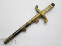 Vechi pumnal rusesc țarist, mic, artizanat de tranșee