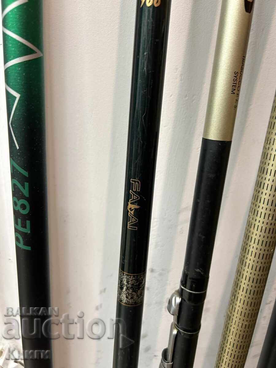 7 lansete cu husă și scaun de pescuit cu preț € 100.00 | 195.58 BGN