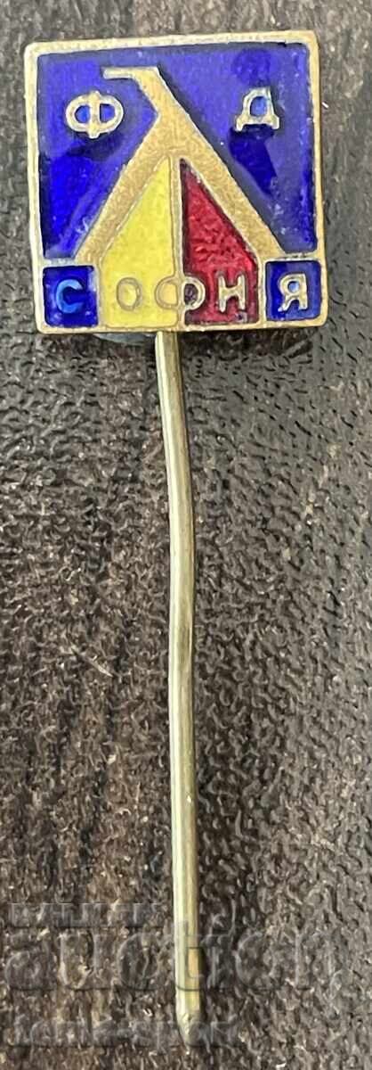 1946 Bulgaria insignă club de fotbal Levski Sofia email anii '60