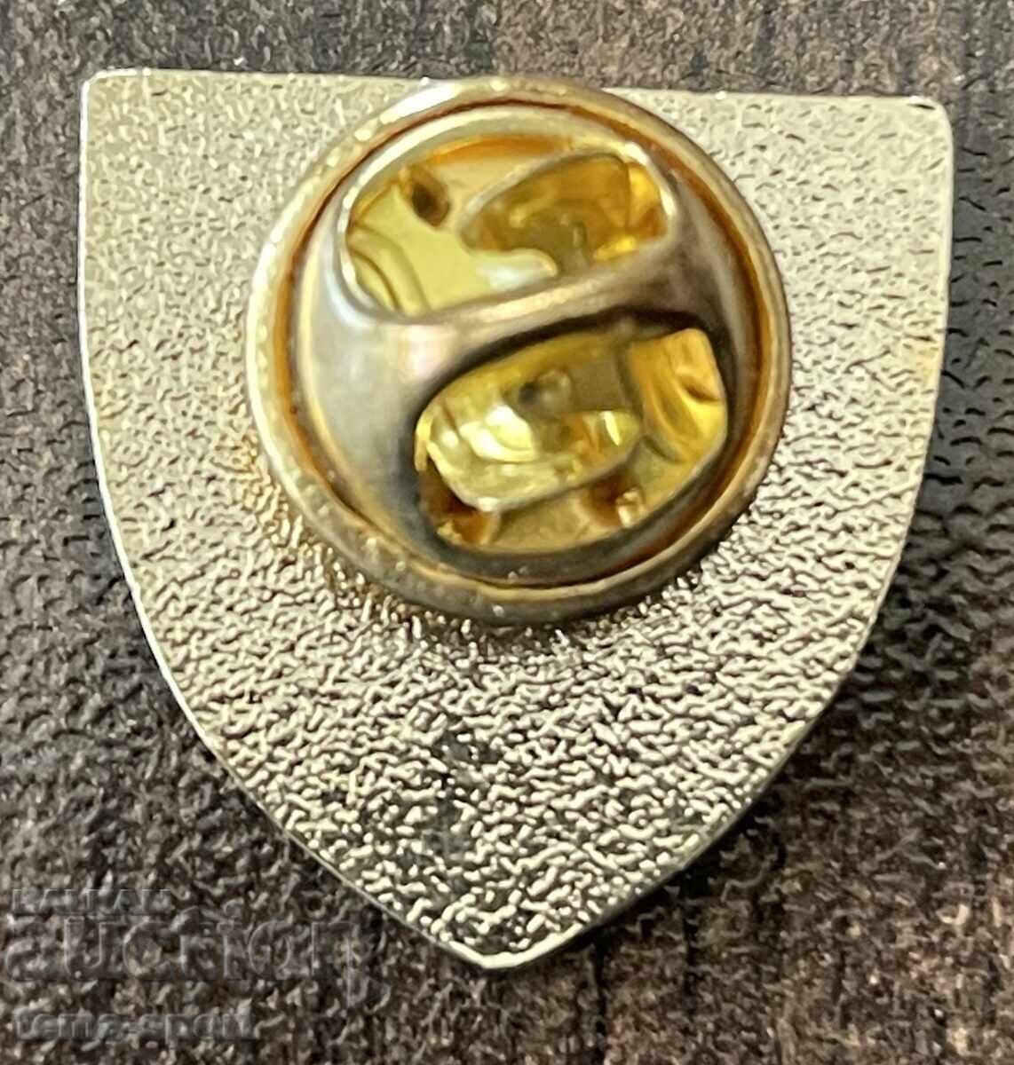 1951 Bulgaria football club Lyubimets enamel badge with price € 7.00 | 13.69 BGN