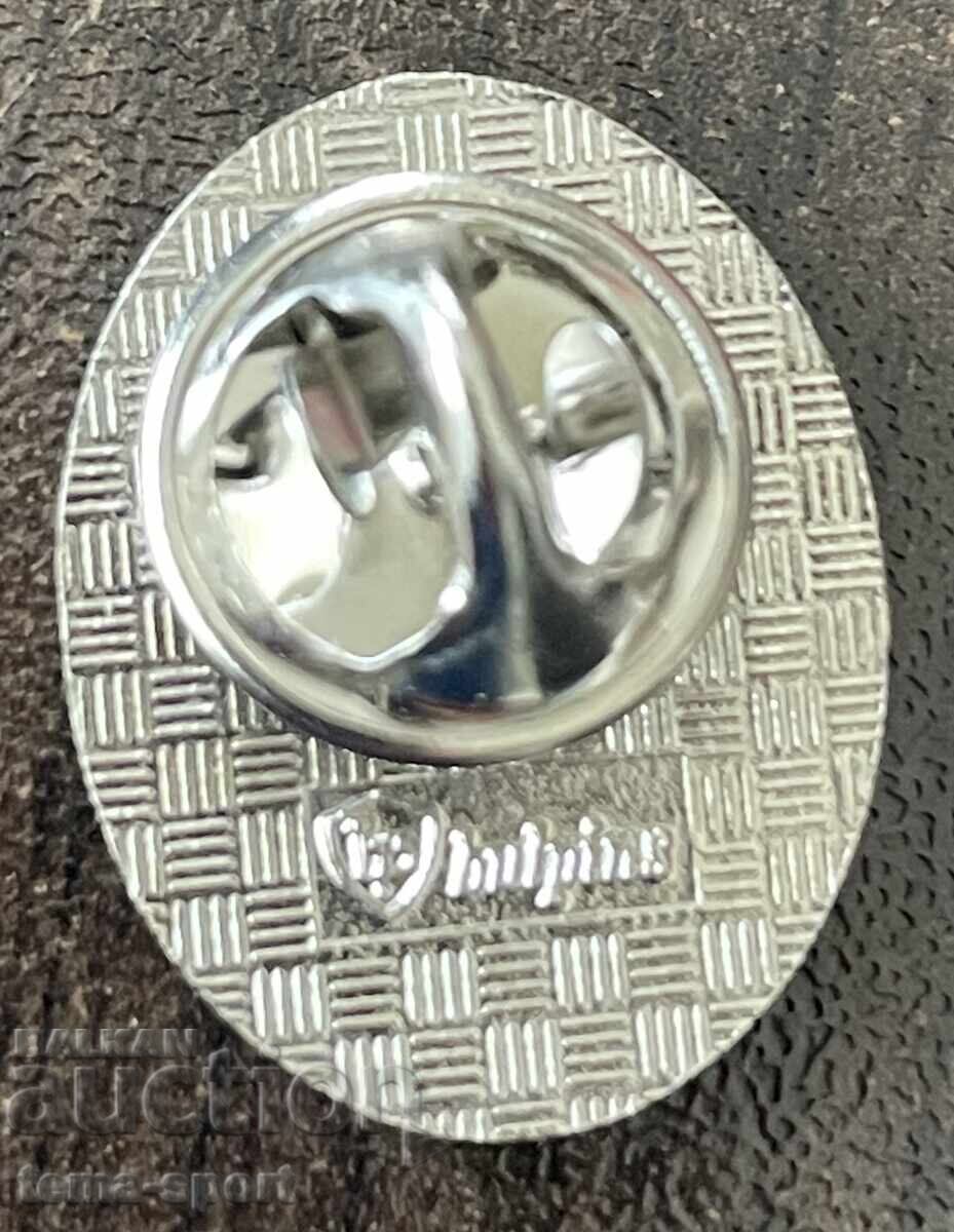 1956 Bulgaria football club Belite Orli Pleven enamel badge with price € 7.00 | 13.69 BGN