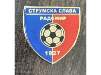 1958 Bulgaria insignă club de fotbal Strumska Slava Radomir email