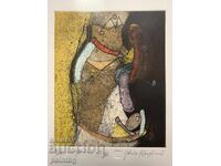 Tsvetan Kazandzhiev, υπέροχο έργο, πίνακας, υπογεγραμμένος