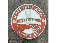 1967 Bulgaria insignă club de fotbal Partizanin Cerven Breag email