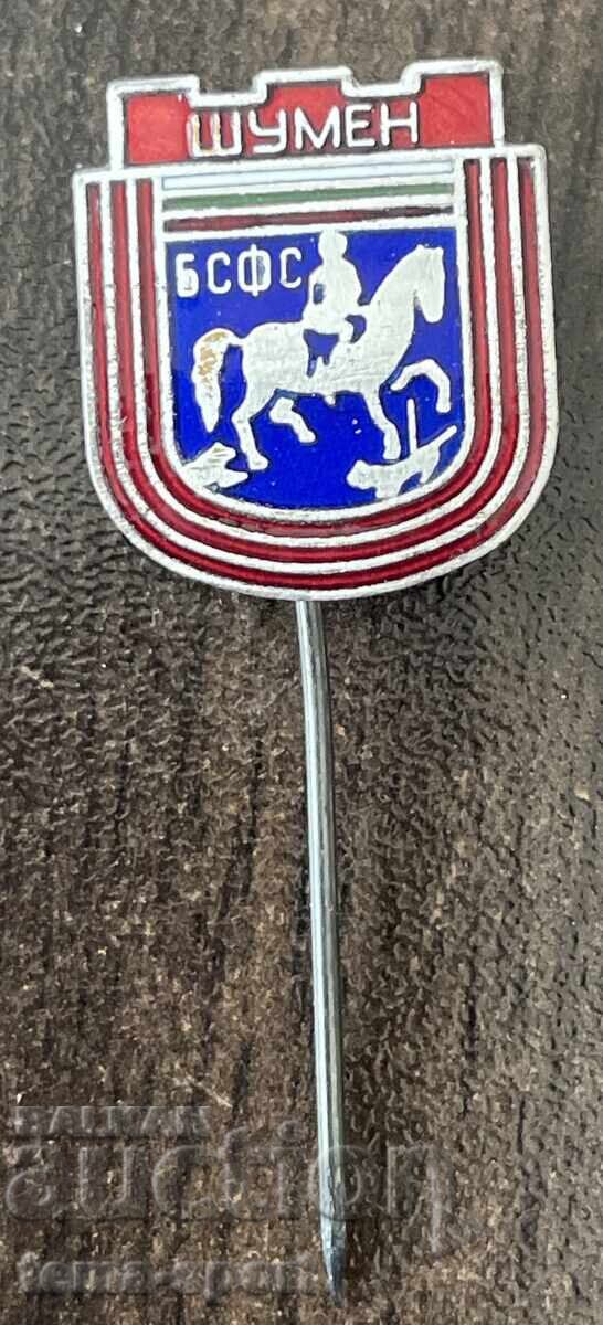 1971 Bulgaria insignă BSFS fotbal Șumen email