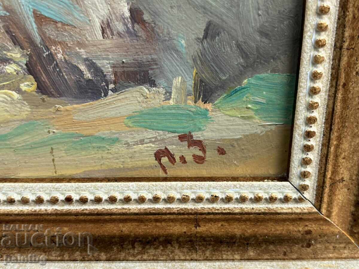 Petko Zadgorski, pictură unică în ulei cu preț € 118.13 | 231.04 BGN