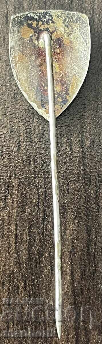 6416 Kingdom of Bulgaria badge Organization OP Father Paisiy enamel with price € 80.00 | 156.47 BGN