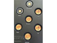 Χρυσά αναμνηστικά νομίσματα Αιγυπτιακοί θεοί