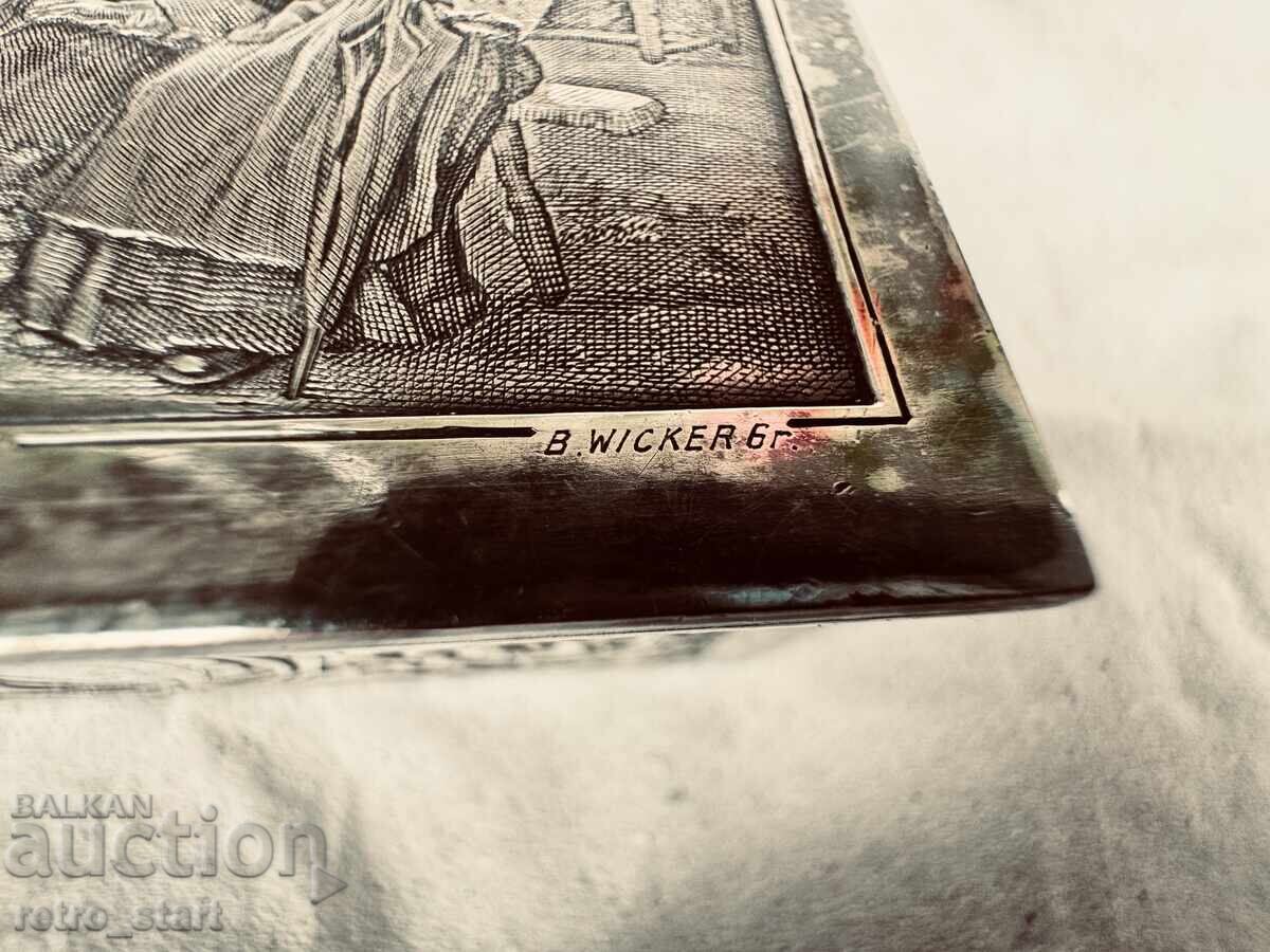 Livrarea Cutie franceză argintată „șorțul nou”