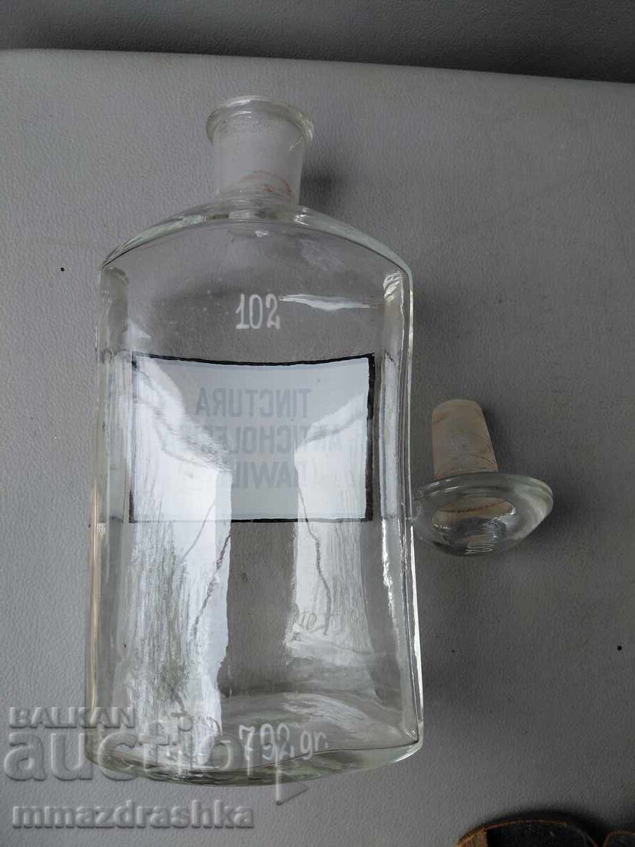 Auction  Old apothecary bottle