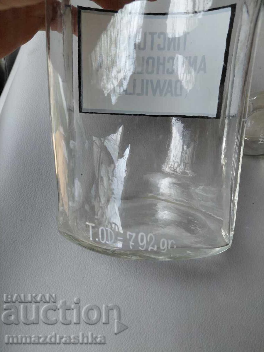 Delivery of Old apothecary bottle