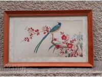 Embroidered canvas painting Asia