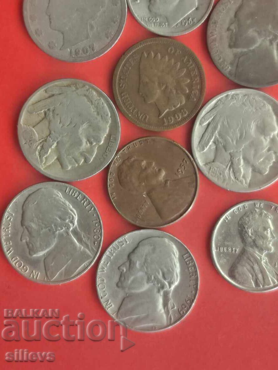 Доставка на Лот американски центове