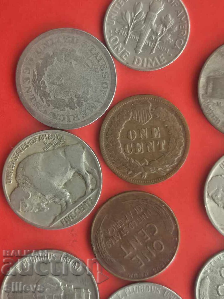 Лот американски центове - 6