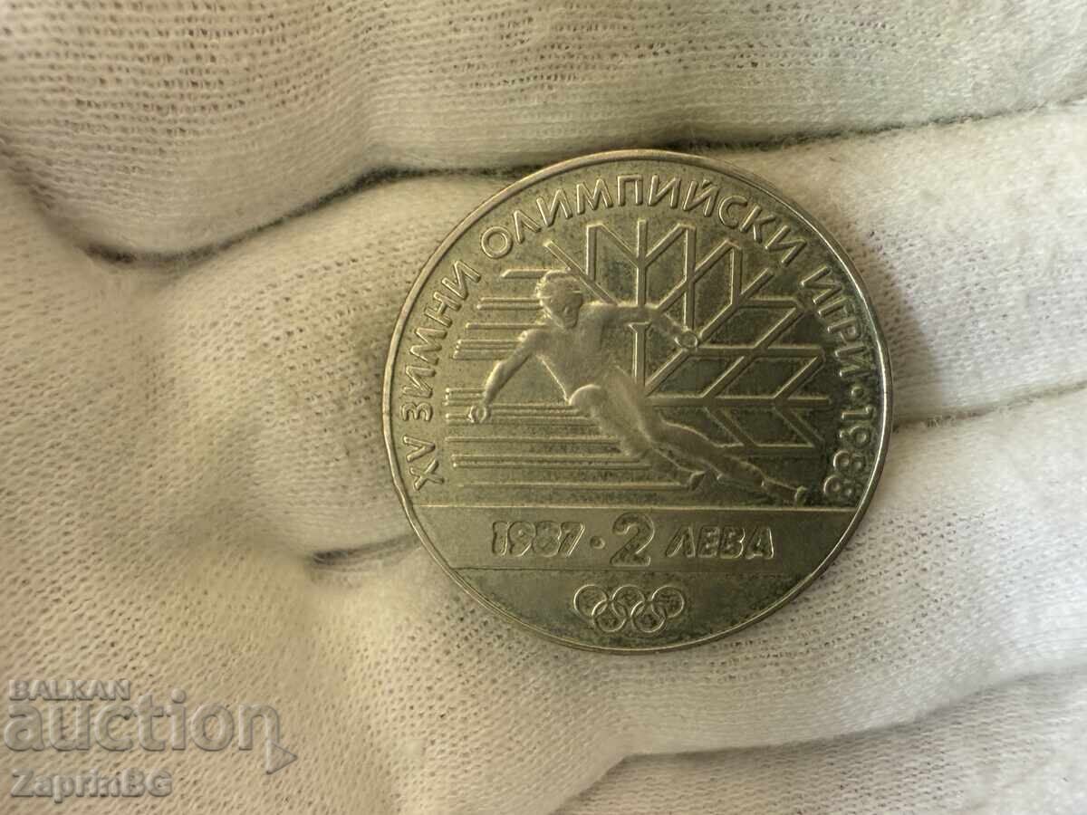 NRB 2 leva 1987 Jocuri Olimpice Schi