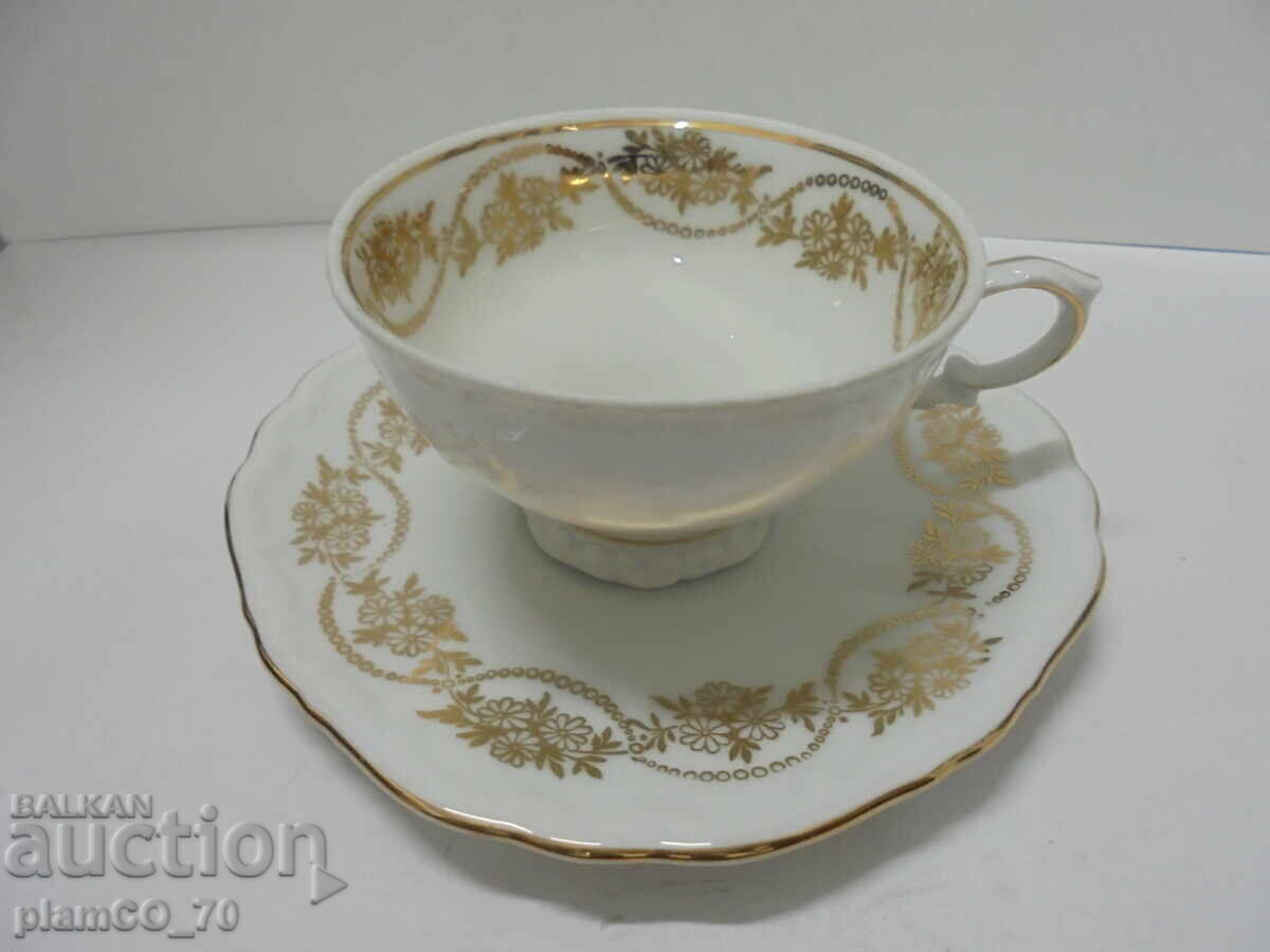 №*8568 Двоен порцеланов сет – чаша с чинийка  Bareuther - 6