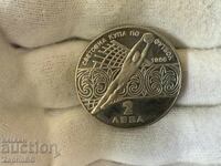 НРБ 2 лева 1986 световно по футбол Мексико