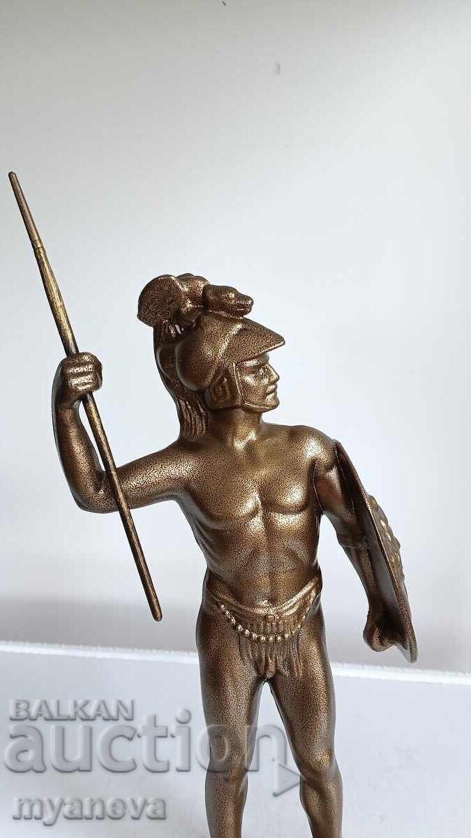 Leonidas, rege al Spartei cu suliță și scut cu Meduza cu preț € 60.00 | 117.35 BGN