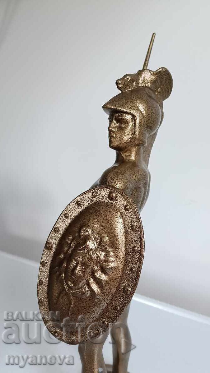 Auction  Leonidas, King of Sparta with spear and shield with Medusa