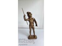 Leonidas, King of Sparta with spear and shield with Medusa