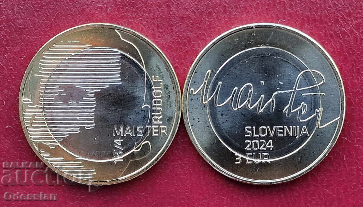 Slovenia • 3 euro • Rudolf Maister • 2024