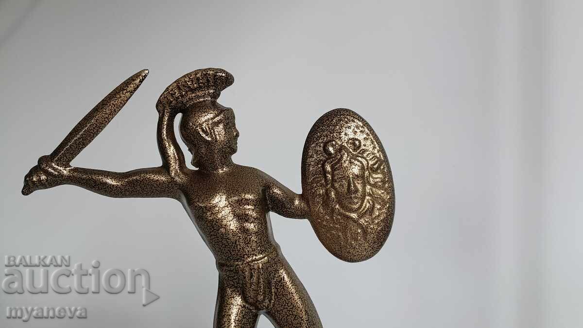 Licitație Statuetă grecească de colecție din metal, reprezentându-l pe Leonidas