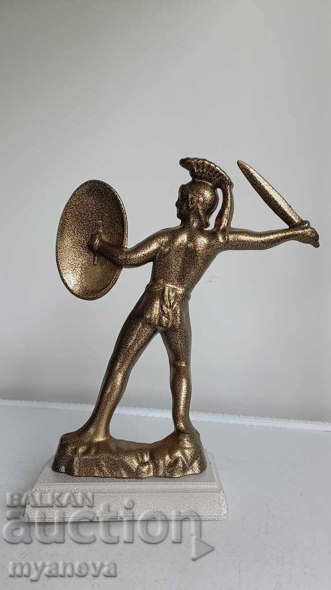 Livrarea Statuetă grecească de colecție din metal, reprezentându-l pe Leonidas