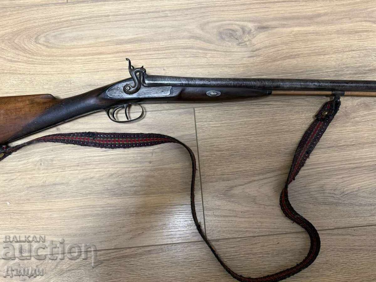 Haidushka double-barreled Belgian rifle