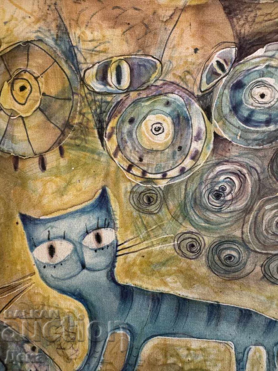 Δημοπρασία Ενδιαφέρων πίνακας σε μετάξι