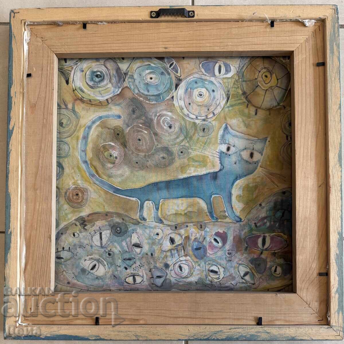 Ενδιαφέρων πίνακας σε μετάξι - 7