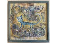 Ενδιαφέρων πίνακας σε μετάξι