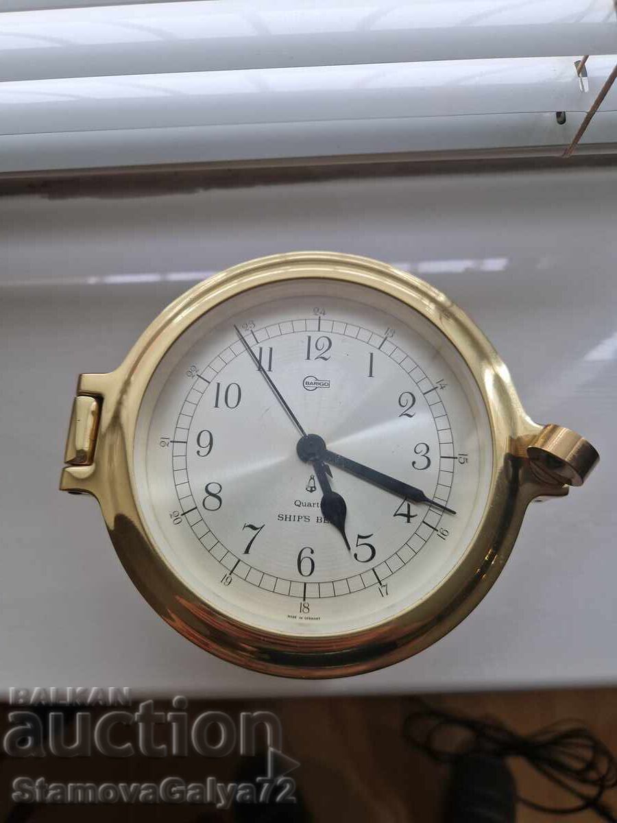 Minunat ceas de navă/iaht german din bronz Barigo cu preț € 132.00 | 258.17 BGN