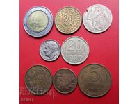 Смесен лот от 8 монети