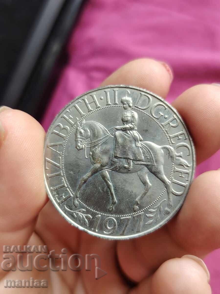 Аукцион 25 пенса  1977г  25 години - Управление на херцог Ернст ІІ