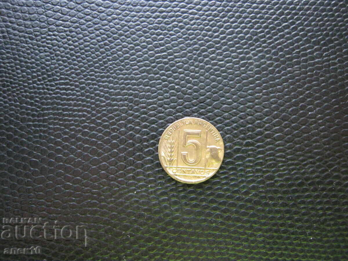 Аржентина   5  сентавос    1949   е
