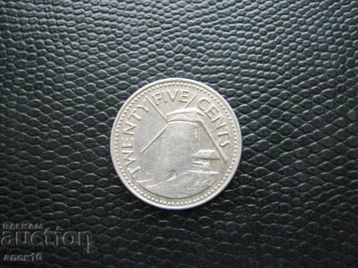 Barbados 25 cenți 1973 e