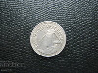 Barbados 25 cents 1973 e