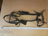 Стара кожена конска сбруя , оглавник , юлар , юзда