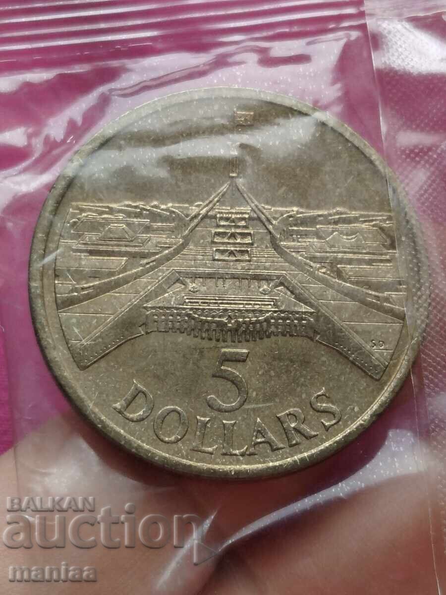 Licitație 5 dolari 1988 Australia Licitație 5 dolari 1988 Australia