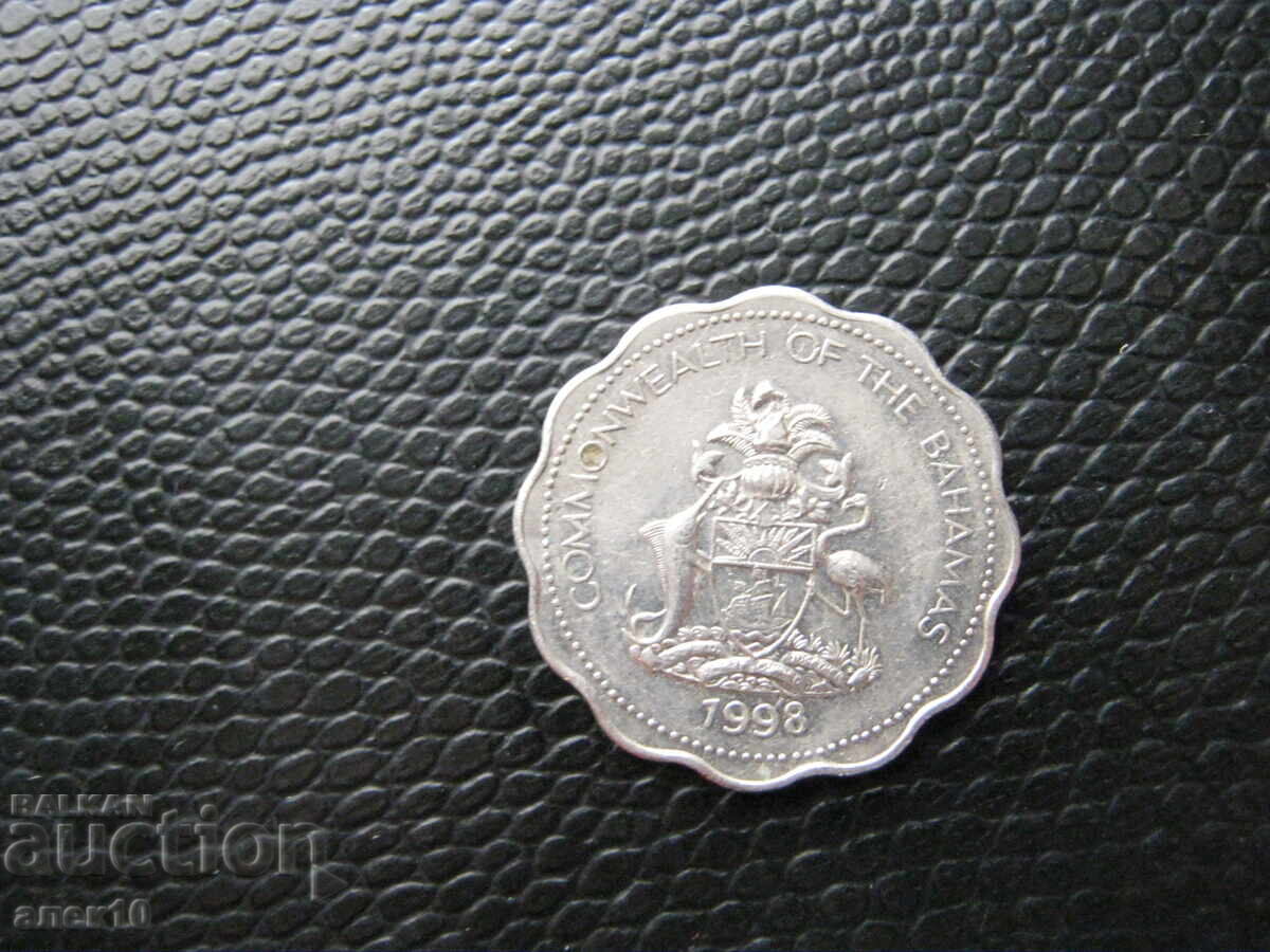 Bahamas 10 cents 1998 E with price € 0.40 | 0.78 BGN