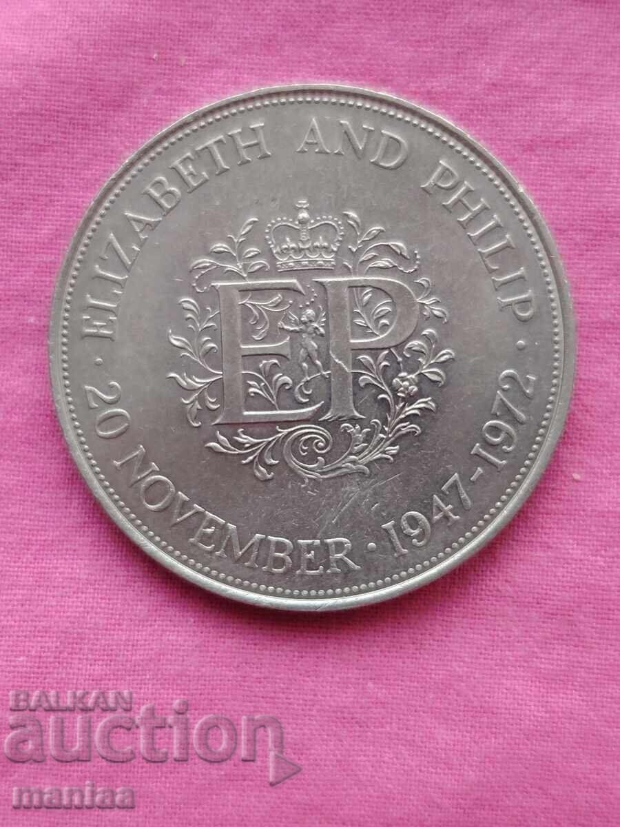 25 πένες 1972 Ασήμι 925 Ασημένιος γάμος με τιμή € 90.00 | 176.03 BGN