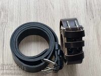 LOT OF LEATHER BELTS—2 pieces