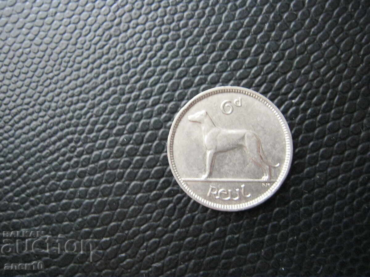 Irlanda 6 pence 1928 e