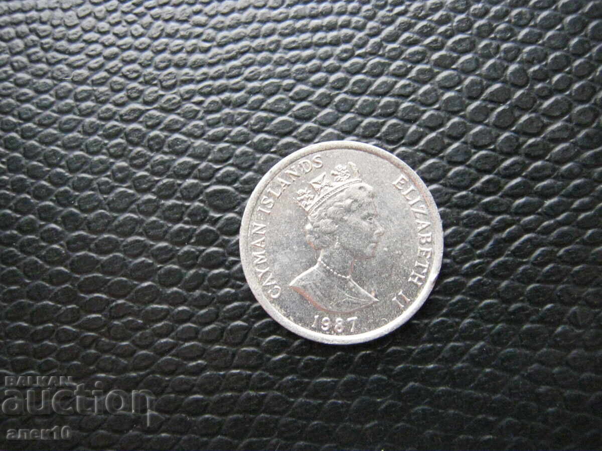 Insule Cayman 5 cenți 1987 cu preț € 0.30 | 0.59 BGN
