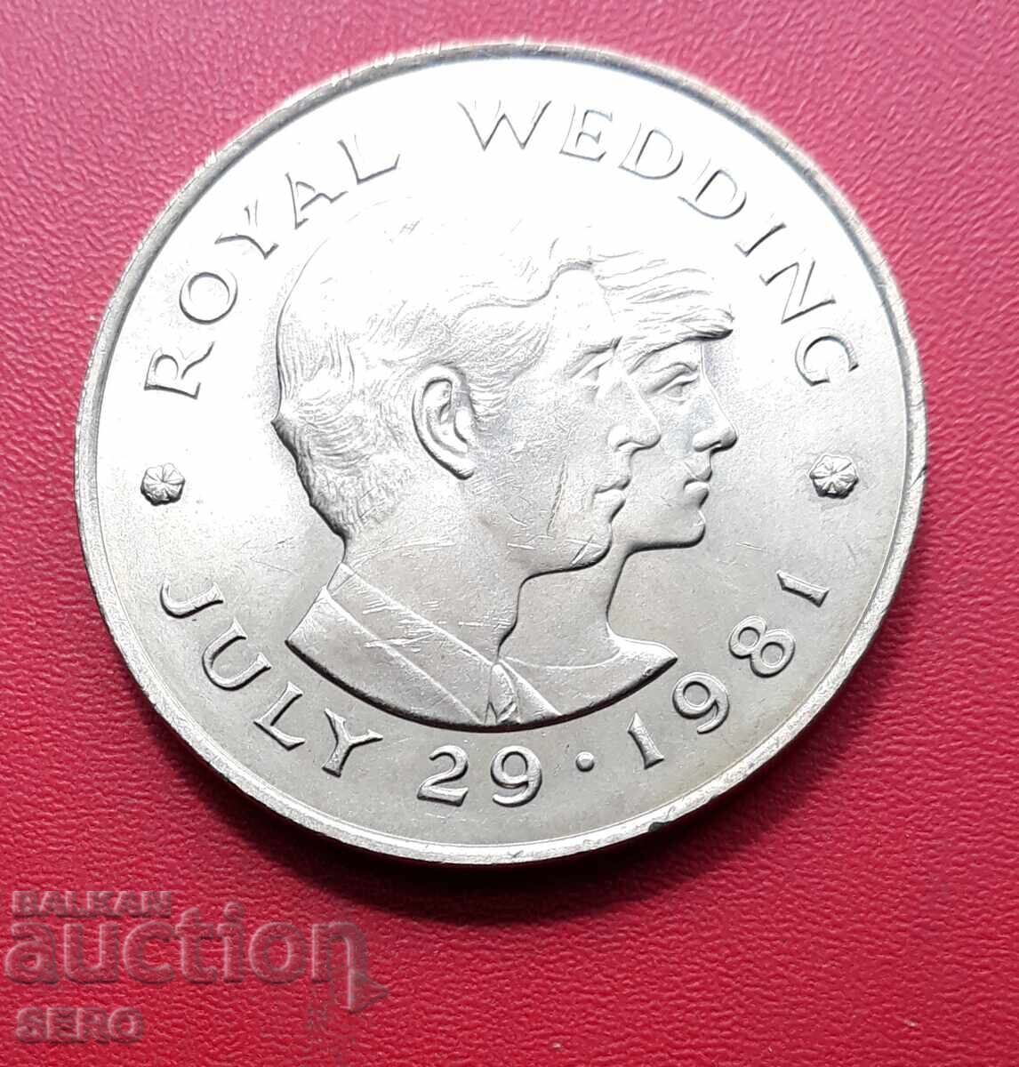 Остров Джърси-2 паунда 1981