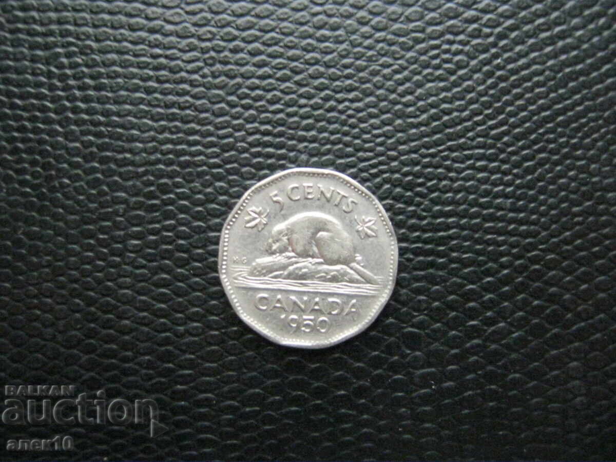Καναδάς 5 σεντ 1950