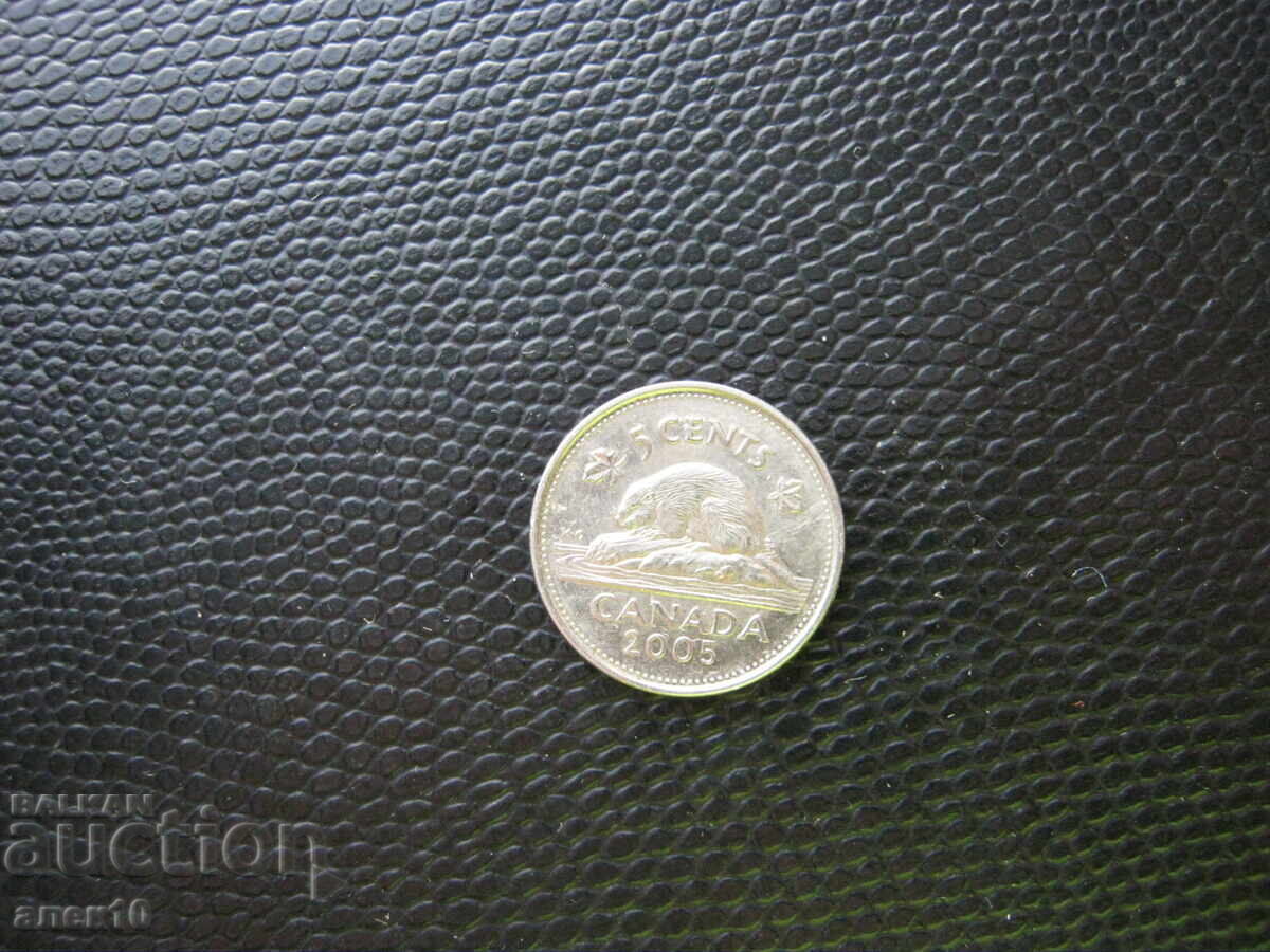 Канада  5   цент   2005   е
